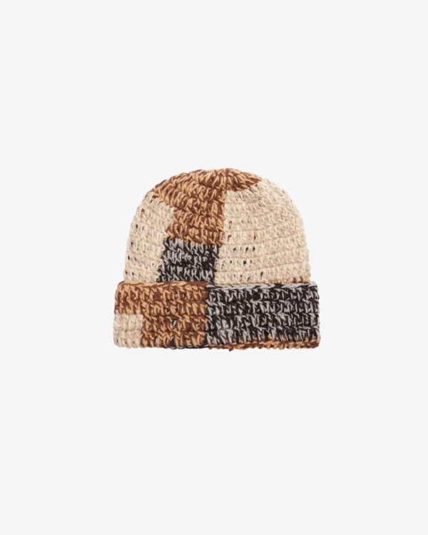 PATCHWORK RIB BEANIE