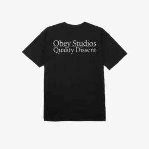 OBEY STUDIOS QUALITY DISSENT CLASSIC T-SHIRT