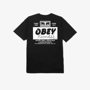 OBEY RECORDS BUY, SELL, TRADE CLASSIC T-SHIRT